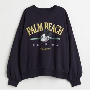 Vintage Style Palm Beach Disney Sweatshirt